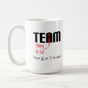 Ich im lustigen Team-Mug Tasse