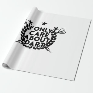 Ich interessiere mich nur für Dart Geschenkpapier