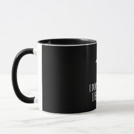 Ich jage nicht. Ich suche. Tasse
