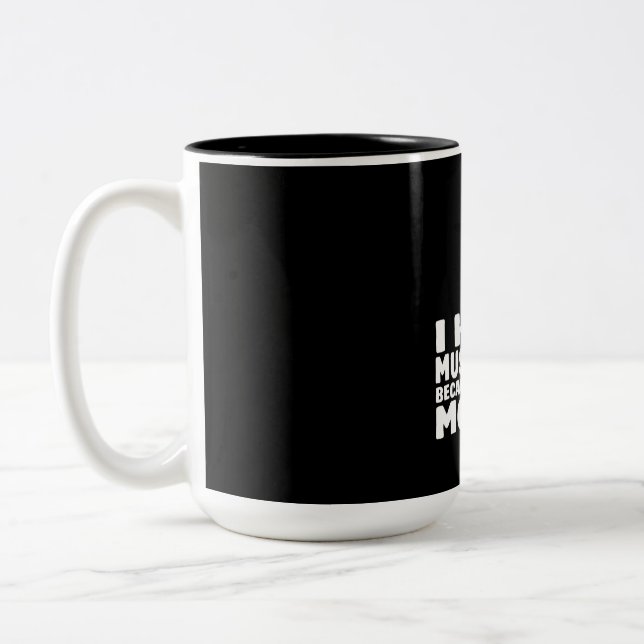 Ich jage Pilze, weil ich keine Rubel habe Zweifarbige Tasse (Links)