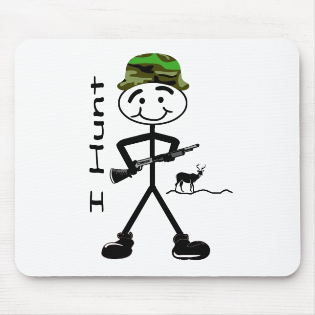 Ich jage Rotwild Mousepad (Vorne)