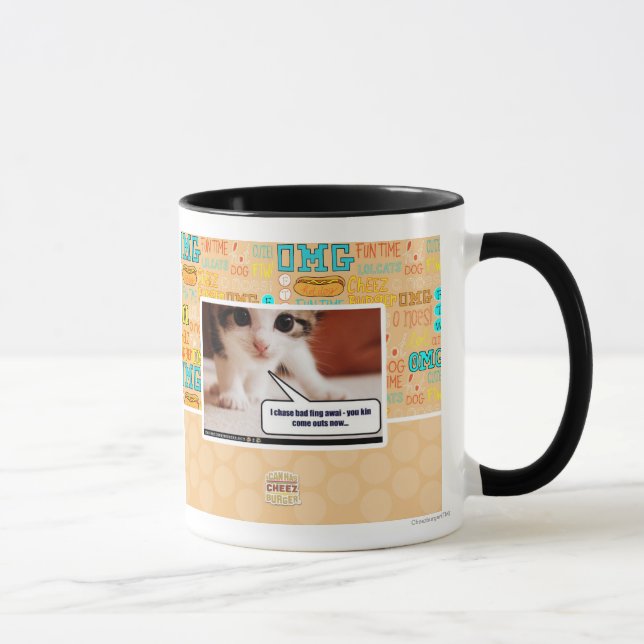 Ich jage schlechte Fahnen Tasse (Rechts)