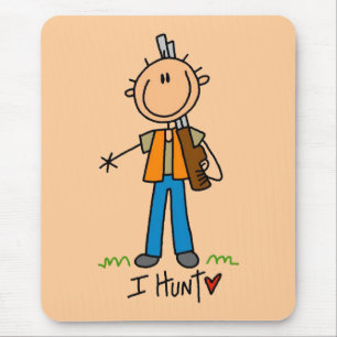 Ich jage T-Shirts und Geschenke Mousepad