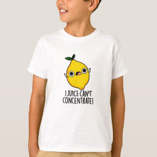 Ich Juice kann den lustigen Lemonpun nicht konzent T-Shirt