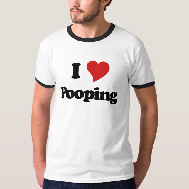 Ich Kackend Liebe T-Shirt (Vorderseite)