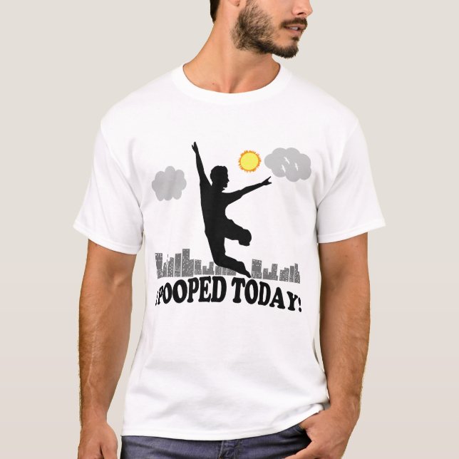 Ich kackte heute T-Shirt (Vorderseite)