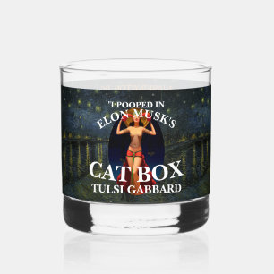 ICH KACKTE IN ELON MUSKS KATZKABEL TULSI GABBARD WHISKYGLAS