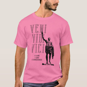 Ich kam, als ich sah, wie ich Veni Vidi Vici Mens T-Shirt