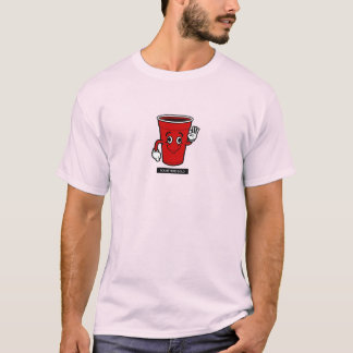 Ich kam hier zum Solo-Roten Cup T-Shirt