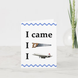 Ich kam, ich sah, ich…