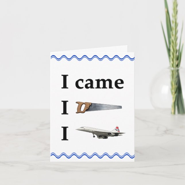 Ich kam, ich sah, ich… (Vorderseite)