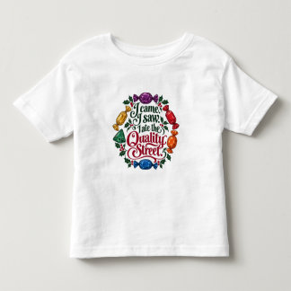Ich kam, ich sah, ich aß die Quality Street Weihna Kleinkind T-shirt