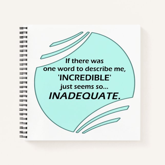 Ich kam, ich sah, ich… notizbuch (Vorderseite)