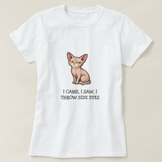 Ich kam, ich sah, ich warf Seitenblicke Lustige Sp T-Shirt