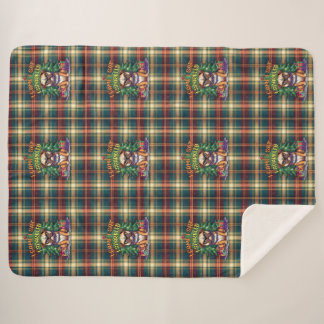 Ich kam, ich saß, ich funkelte lustiger Weihnachts Sherpadecke