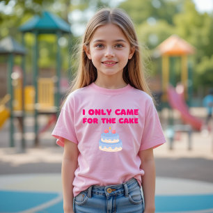 Ich kam nur wegen des Kuchens, das mir zu Hause wa T-Shirt