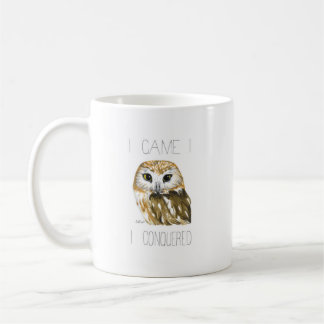 Ich kam, sah ich weiß, ich eroberte (N. Saw-Weiß-S Kaffeetasse