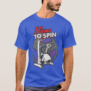 "Ich kam, spinnenden Fahrrad-Rad-Zyklus Excerci zu T-Shirt