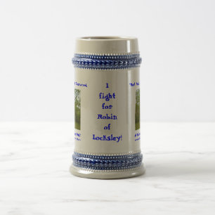 Ich kämpfe für Robin! Bierglas