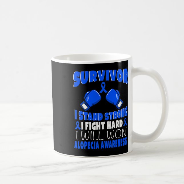 Ich kämpfe gegen schwere Alopezie Kaffeetasse (Rechts)