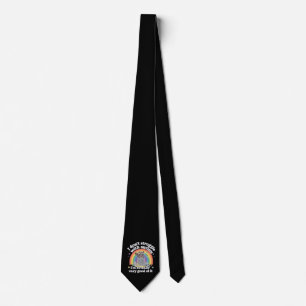 Ich kämpfe nicht mit Autismus Autistisch Funny Rac Krawatte