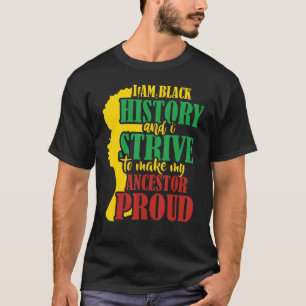 Ich kämpfe, um meine Vorfahren stolz zu machen Afr T-Shirt