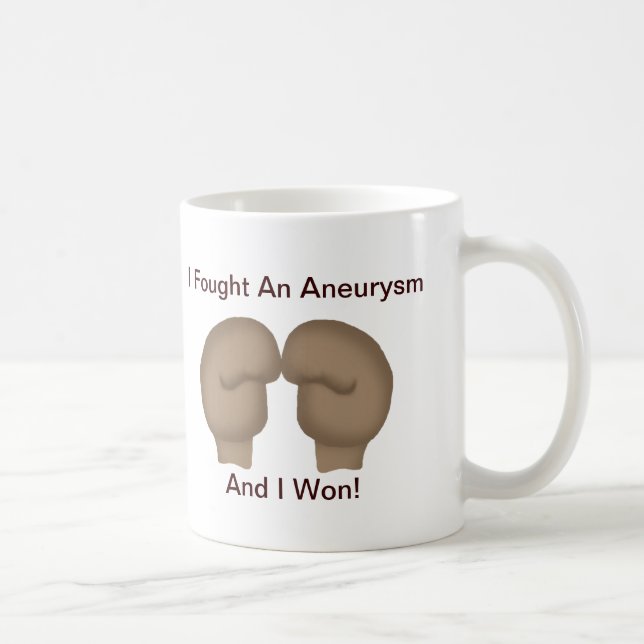 Ich kämpfte eine Aneurysm-Tasse Tasse (Rechts)