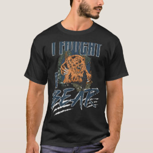 Ich kämpfte gegen eine Bärenfrau Wild Boxbären Tie T-Shirt
