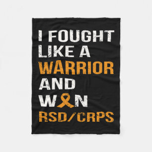 Ich kämpfte wie ein Krieger und Won Rsd - Crps Fleecedecke