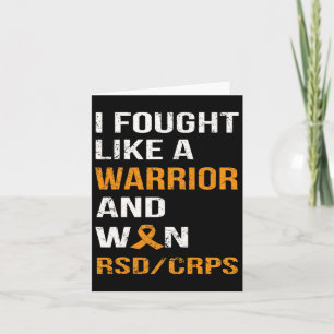 Ich kämpfte wie ein Krieger und Won Rsd - Crps Karte