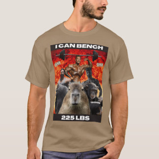 Ich kann 225 Pfund drücken lustig T-Shirt