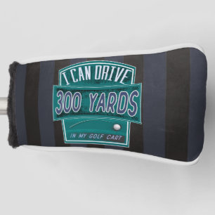 Ich kann 300 Yards lustige Golf-fahren Golf Headcover