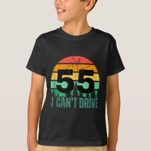 Ich kann 55 Bday Retro Geburtstagsfeier für Männer T-Shirt