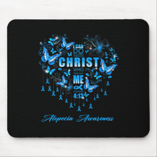 Ich kann alle Dinge Alopecia-Bewusstsein Mousepad