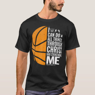 Ich kann alle Dinge durch Christus Christliches Kö T-Shirt