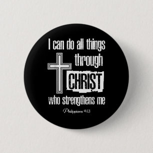 Ich kann alle Dinge durch Christus, der mich stärk Button