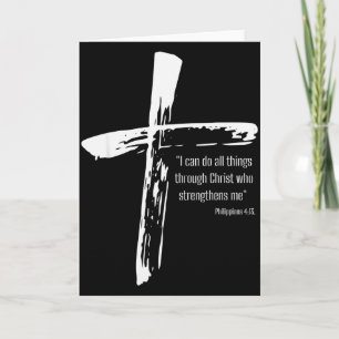 Ich kann alle Dinge durch Christus, der mich stärk Karte