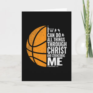 Ich kann alle Dinge durch Christus tun Christliche Karte