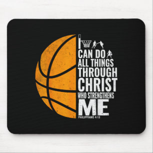 Ich kann alle Dinge durch Christus tun Christliche Mousepad