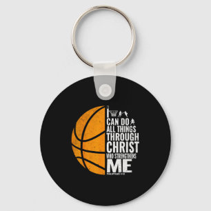 Ich kann alle Dinge durch Christus tun Christliche Schlüsselanhänger