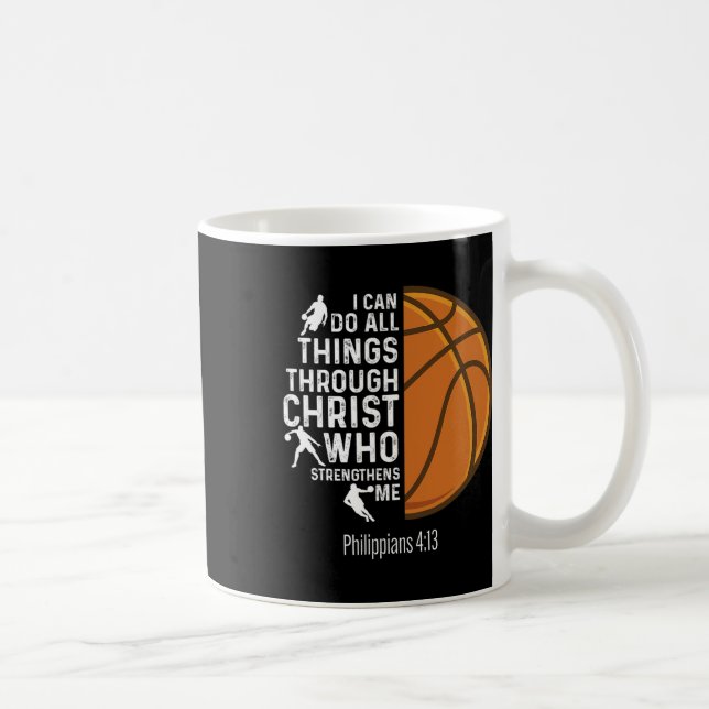 Ich kann alle Dinge durch Christus tun - Sketll Pl Kaffeetasse (Rechts)