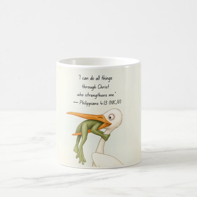 Ich kann alle Dinge Mug Kaffeetasse (Mittel)