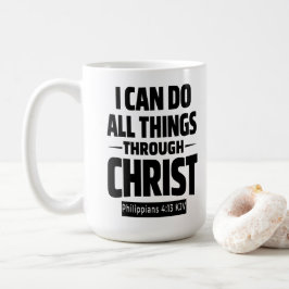Ich kann alle Dinge Philipper 4, 13 KJV Tasse