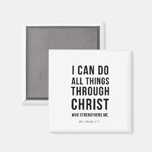 Ich kann alle Dinge Philipper 4:13 Magnet