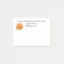 Ich kann alle Sachen durch Christus tun Post-it Klebezettel