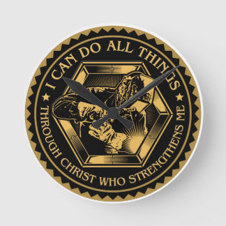 Ich kann alle Sachen Schweißer, Schweißer tun Runde Wanduhr