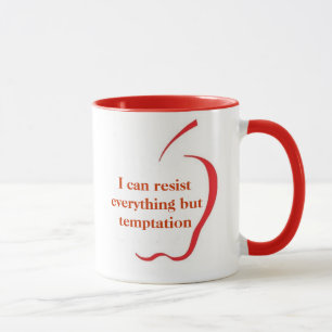 Ich kann alles aber Versuchung widerstehen - TASSE