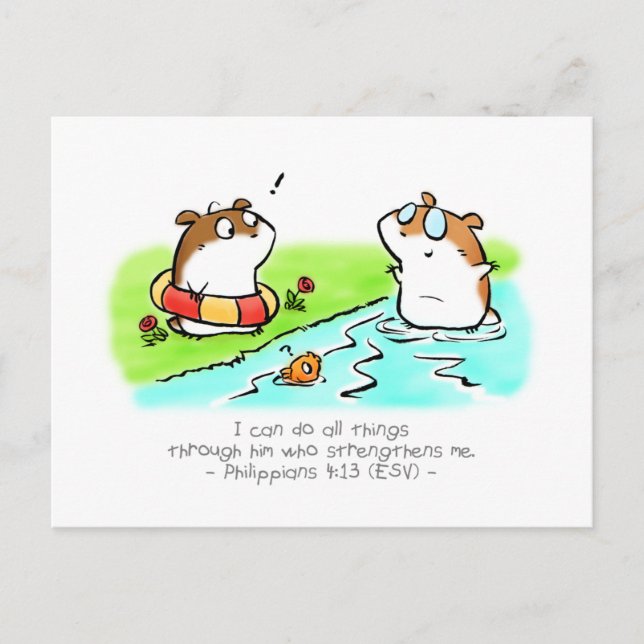 Ich kann alles auf Postkarte machen (Vorderseite)