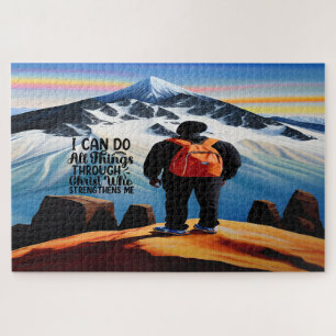 Ich kann alles Christliche Motivierend Puzzle mach