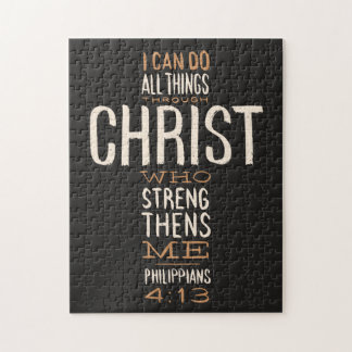 Ich kann alles durch Christus Bibelverse tun Puzzle